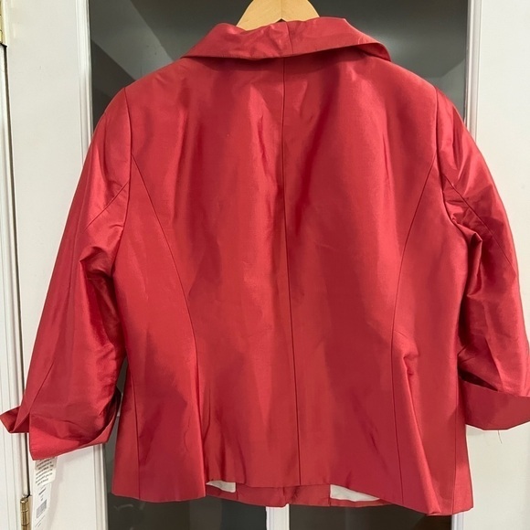 Nina Mclemore Silk Dupioni Ruffle Suzanne - Size 12 - NWT - Picture 4 of 11